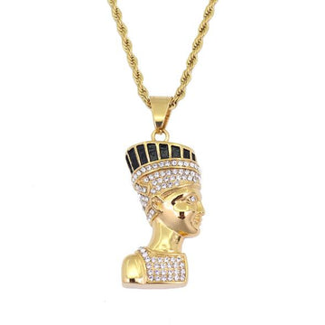 Ancient Egyptian Queen Beautiful Necklace Pendant Dainty Elegant Designer Jewelry