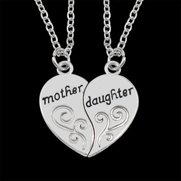 Mother And Daughter Necklace Jewelry Zinc Alloy Best Friends Mother's Day Gifts MND00001