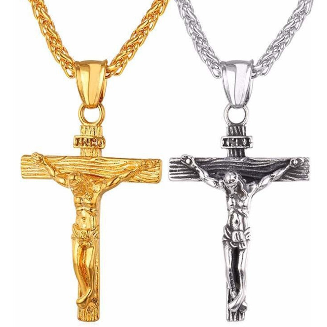 Jesus Cross Necklace Style Clavicle Chain Necklace for Women